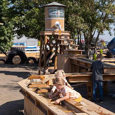 Gem Mining Experience at Bauman's Harvest Festival in Oregon