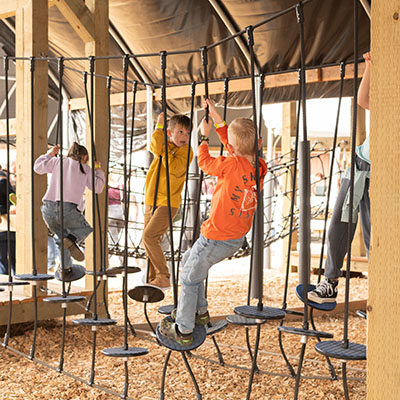 Rope Course at Bauman's Harvest Festival